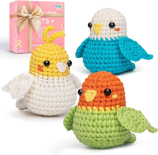 Mewaii Crochet Kit - Parrots 鸚鵡